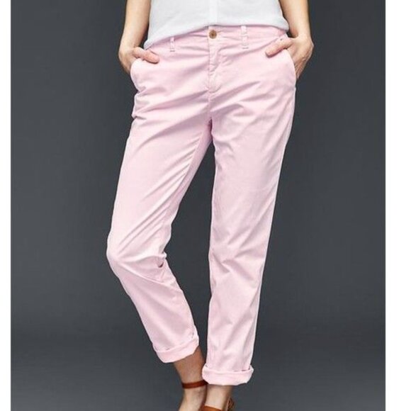 Gap Girlfriend Khaki pants in baby pink - Picture 1 of 4